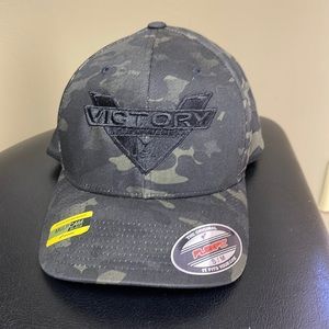 Victory Motorcycle Black Camo Flexfit Baseball Hat